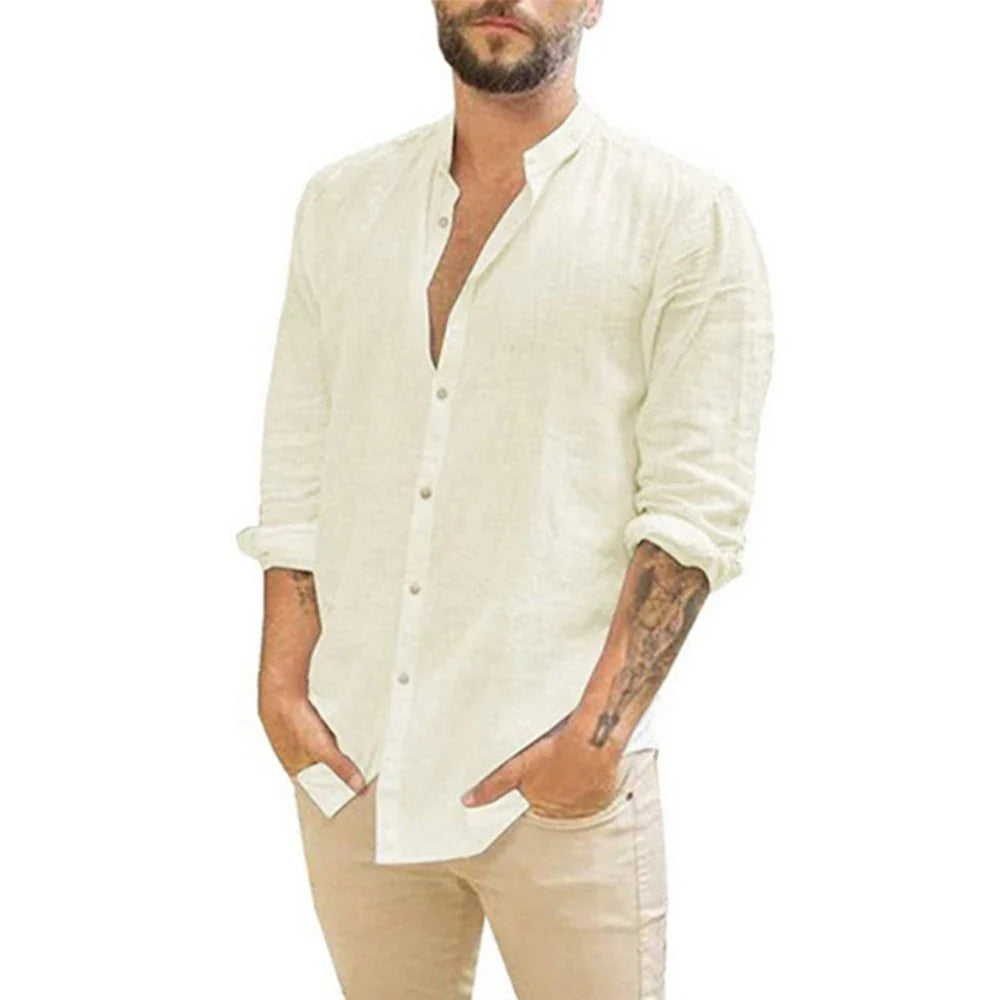 Camisa de Linho Masculina Trancoso
