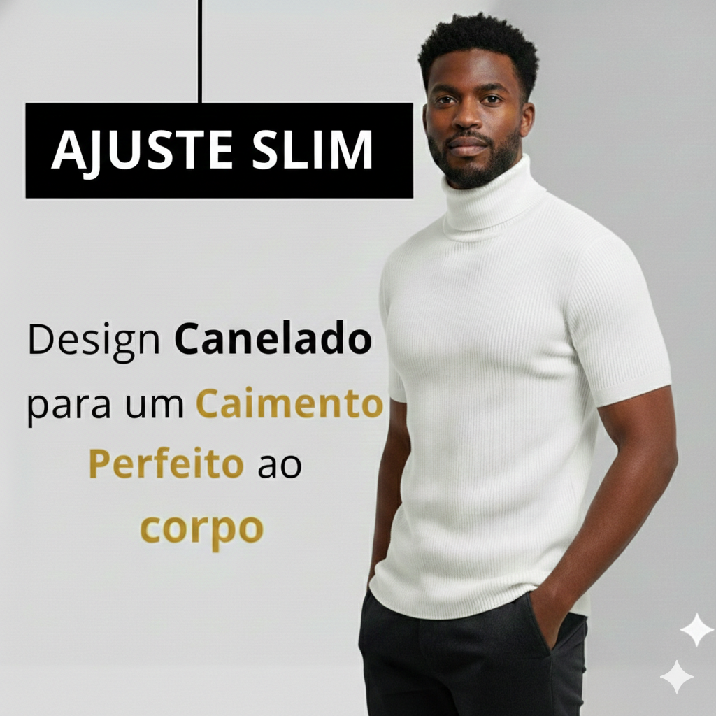 Camisa Slin Gola Alta Canelada(COMPRE 1 LEVE 2)