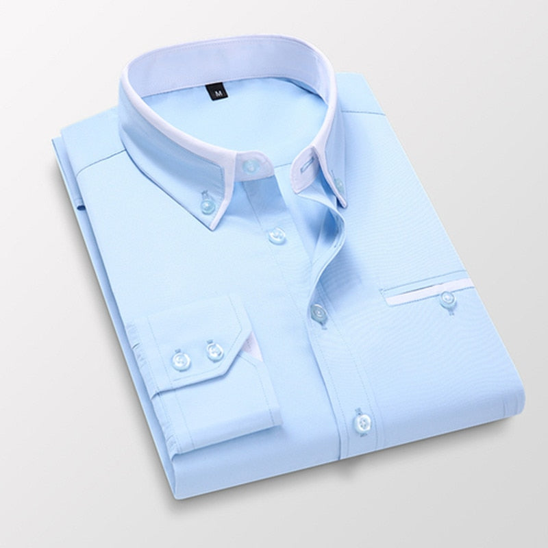 Camisa Social Plus Size Masculina Carino