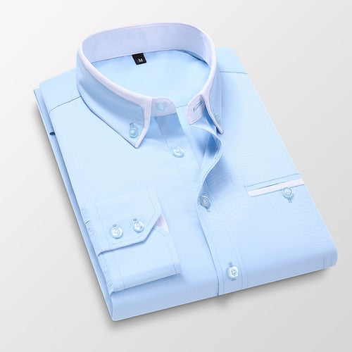 Camisa Social Plus Size Masculina Carino