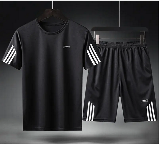 Camisa e Short Esportivo (com Secagem Rápida)