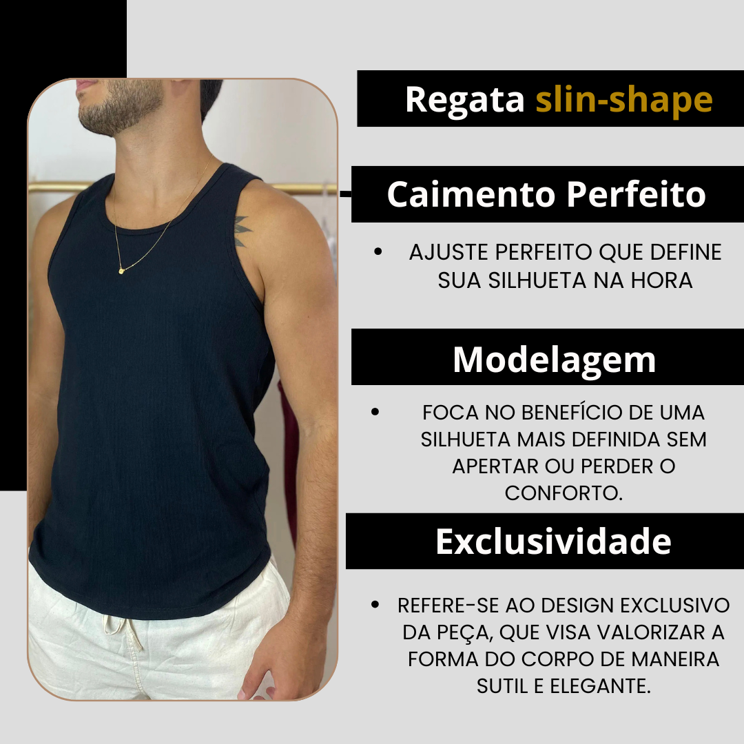 Kit Camisetas Slin Shape (Tecido Premium)