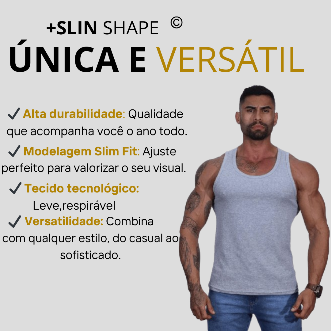 Kit Camisetas Slin Shape (Tecido Premium)