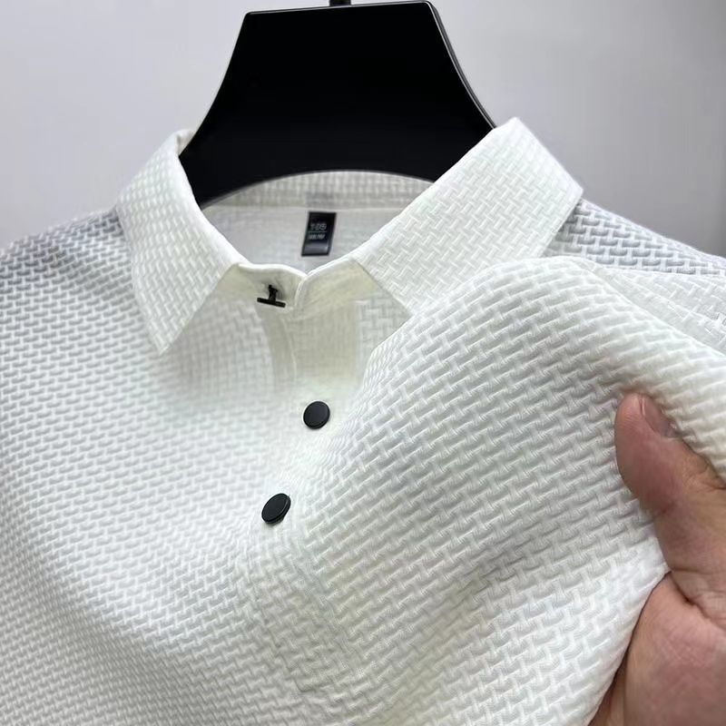 Camisa Polo Masculino Respirável-slin fashion