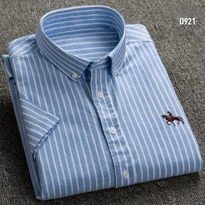Camisa Masculina Listrada Manga Curta