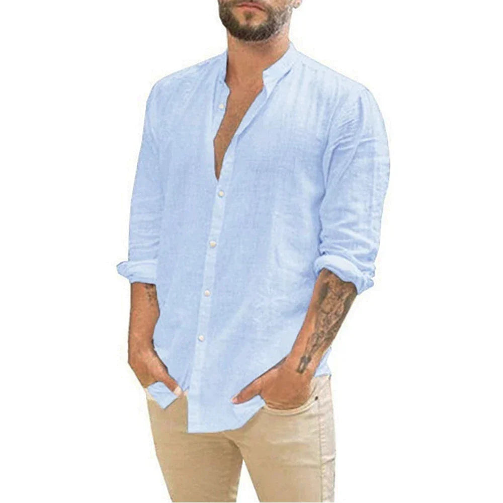 Camisa de Linho Masculina Trancoso