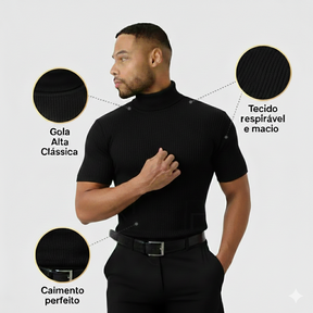 Camisa Slin Gola Alta Canelada(COMPRE 1 LEVE 2)