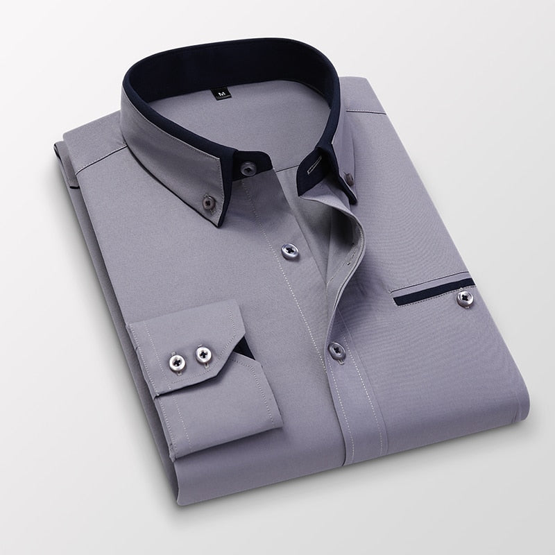 Camisa Social Plus Size Masculina Carino