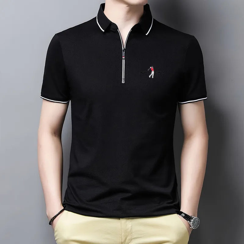 Camisa Masculina Polo Zíper