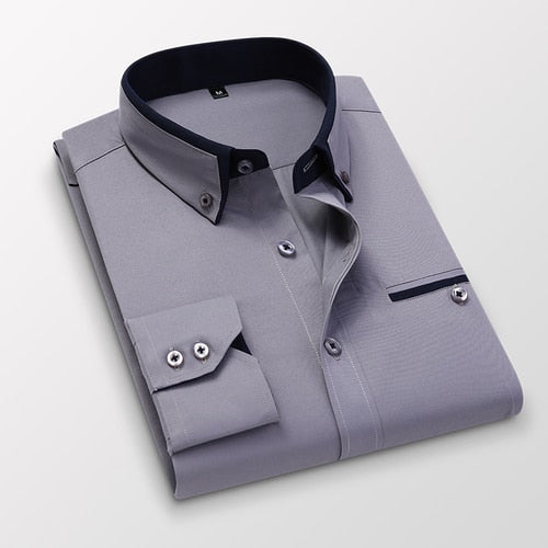 Camisa Social Plus Size Masculina Carino