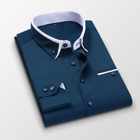 Camisa Social Plus Size Masculina Carino