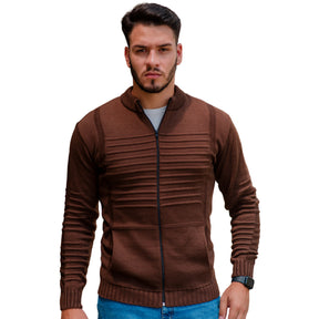 Jaqueta Masculina Premium com Zíper e Bolsos