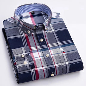 Camisa Masculina Xadrez Texas Manga Longa