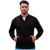 Jaqueta Masculina Premium com Zíper e Bolsos
